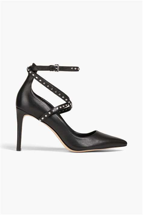 michael kors jeannie|Jeannie Studded Leather Pump .